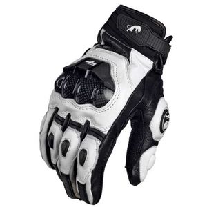 Gants de Moto en cuir pour hommes Moto course vélo cyclisme équitation gant doigt complet route Moto femmes en plein air H1022