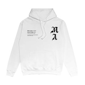 Lettre pour hommes Hoodies Amiryes pull noir à capuche 2023 nouveau couple pull 100% coton femmes Sweatshirts