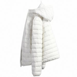 Veste légère en duvet de canard à capuche pour hommes, manteaux chauds, décontractés, courts, hiver fumé, nouveau u2wH #