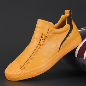 Mocassins pour hommes, baskets tendance, décontractées en cuir, chaussures pour hommes, taille 38-44 a37