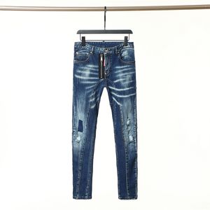 Jeans longs pour hommes Stretch slim style Hip Hop jeans de haute qualité d12