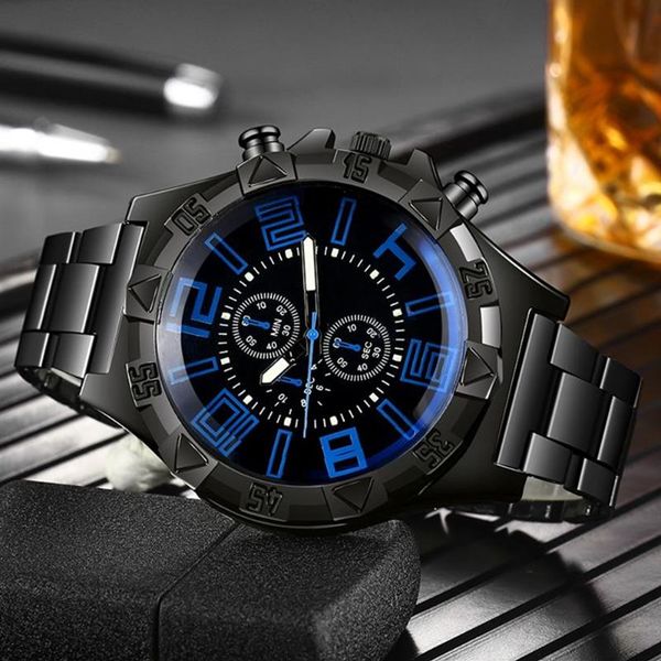 Montre à Quartz lumineuse pour hommes et femmes, mode décontractée, Sport, bracelet en acier Blu-ray, accessoires de Couple, 264C