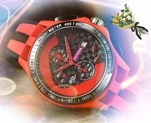Mouvement de quartz de luxe pour hommes montre 42mm 904l Corloge de voiture de course sportive célèbre super vif d'horloge en verre saphir en verre saphir