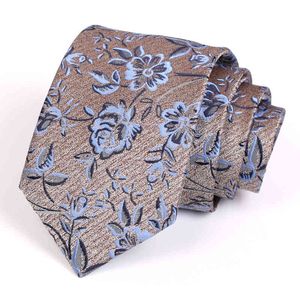 Mannen luxe jacquard merk 75 cm s voor mannen pak werk nek stropdas mannelijke mode formele stropdas met geschenkdoos