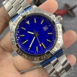 Reloj Mecánico de goma para hombre, reloj de pulsera clásico de acero inoxidable, 904L, zafiro luminoso, resistente al agua, montre de lux