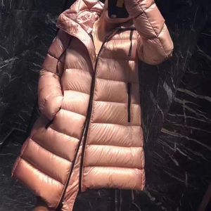 Heren Down Puffer Jacket voor middellange en lange termijn 2022 Fashion Hooded Casual Warm Black Parka's Vrouwelijke halflange jas Winter Jaqueta Feminina Bovenkleding