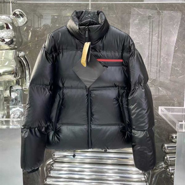 Hommes Re-nylon Down Jacket Zipper Pocket Manteau d'hiver Designer matelassé à capuche Parkas Lr 1le3