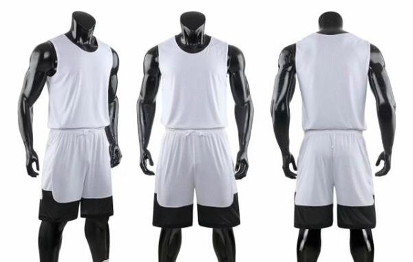 Performance en maille pour hommes doubles Concevez vos propres chemises de basket-ball personnalisées et uniformes en ligne Ensembles avec des kits d'uniformes de vêtements Shorts yakuda