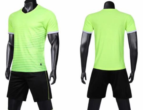 Traje de fútbol de rendimiento de malla para hombre, tablero de luces, logotipo personalizado para adultos, más número, camisetas de fútbol, conjuntos en línea con pantalones cortos, uniformes personalizados