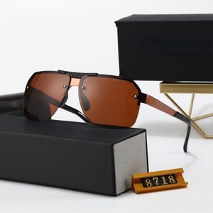 Les lunettes de soleil polarisées en métal pour hommes sont à la mode et polyvalentes, les lunettes de soleil carrées sans cadre sont vendues en gros par les fabricants