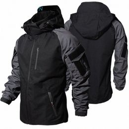 Veste tactique extérieure de style militaire pour hommes Printemps Automne Vêtements masculins Militaire Fanatic Frog Costume Veste Costume d'assaut en plein air B50N #