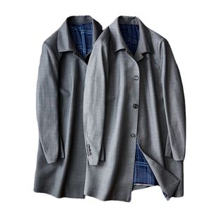 Coupe-vent minimaliste pour hommes Vêtements pour hommes, veste de tempérament coupe-vent simple boutonnage jeune et d'âge moyen