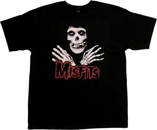 Camiseta de diseñador Misfits para hombres Recomendaciones unisex Marca de moda Banda punk de lujo Unisex Manga corta Algodón puro Camiseta de alta calidad The High Street hip hop