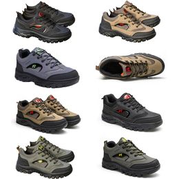Chaussures d'alpinisme pour hommes nouvelles quatre saisons Protection du travail en plein air grande taille chaussures pour hommes chaussures de sport respirantes chaussures de course chaussures en toile de mode HANDSOME 42