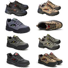 Zapatos de montañismo para hombres Nuevos Four Seasons Protección laboral al aire libre Zapatos de hombre de gran tamaño Zapatos deportivos transpirables Zapatos para correr Zapatos de lona de moda HERMOSO
