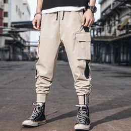 Heren Multi Pockets Cargo Pants Casual Mens Overalls Kargo Pantolon Tactical Uitloper Beam Feet Plus SizErouss1