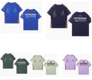 T-shirt manches courtes col rond pour homme, estival et personnalisé, avec voiture de course F1