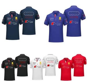Polo de course F1 pour hommes, chemise d'été à manches courtes, même Style, personnalisé