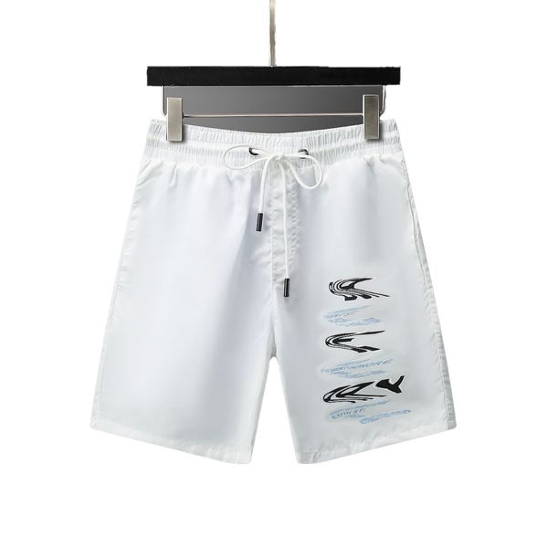 Nouvelle lettre de mode pour hommes Imprimé shorts de natation décontractés Sports lâches Golf Men de golf DrawString Struited Beach Pantal