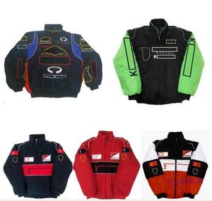 Nouvelle veste pour hommes formule 1 F1 veste pour femme manteau vêtements de course équipe d'automne et d'hiver en coton entièrement brodé ventes ponctuelles