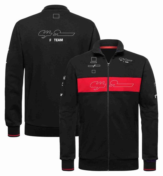 Chaqueta nueva para hombre Fórmula Uno F1 Chaqueta para mujer Abrigo Ropa Sudadera con capucha Sudadera del equipo Jersey con cremallera negro Sudor Carreras Deportes extremos Competición Tops