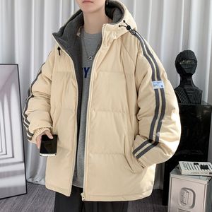 Nouvelle veste en velours côtelé épaissie de marque tendance pour hommes pour l'automne et l'hiver, populaire sur Internet pour les adolescents, le même style de doudoune