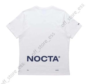 Heren NOCTA T-shirts US Drakes Co Brand Merk Chest Small Sport Round Round Neck korte mouw T-shirt High Street Rap Loose 173