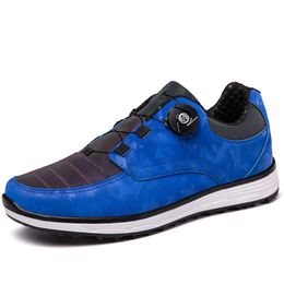 Chaussures de golf extérieures pour hommes confortables baskets décontractées blanc noir rouge bleu