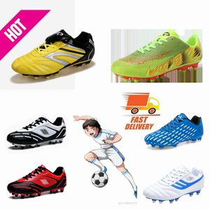 Chaussures de football à sang élevé de qualité supérieure pour hommes avec bords enveloppés de coussin d'air vert, absorption des chocs et chaussures antidérapantes, 35-45 83355