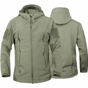 Vestes militaires d'extérieur pour hommes, manteaux de bombardier à capuche, peau de requin, coque souple, imperméable, coupe-vent tactique, veste de combat de l'armée L9Su #