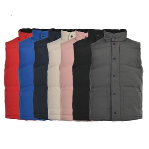 Veste de créateurs de vêtements d'extérieur pour hommes Veste gilete Luxury Down Woman Vest Feather Film Material Materif