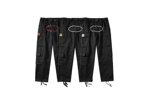 Salopette pour hommes Salopette de créateur pour hommes pantalons de survêtement rue Hip Hop décontracté multi-poches surdimensionné jambe droite salopette