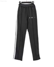 Palms Angels pour hommes et pantalons de survêtement Fiess élastique vêtements pour hommes pantalon de jogging noir Palm Angeles Jyt