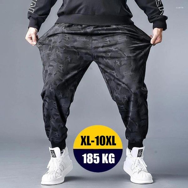 Pantalons pour hommes 10XL surdimensionné homme joggeurs mâle survêtement bas vêtements pantalons de survêtement pantalons streetwear vêtements de sport décontracté hommes