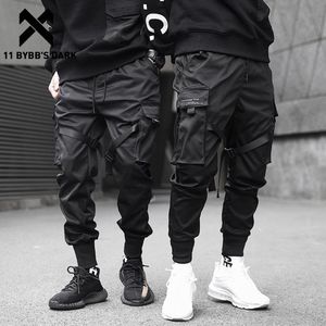 Pantalones de hombre 11 BYBB'S DARK Hombres Joggers Pantalones Multi-bolsillo Cintura elástica Harem Pantalones Hombres Hip Hop Streetwear Pantalones de chándal Pantalones lápiz Techwear 230211