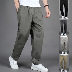 Pantalon Homme 1x Salopette Couleur Unie Coupe Slim Respirant Sport Mince Léger Élastique Combat Travail Long XL-6XL