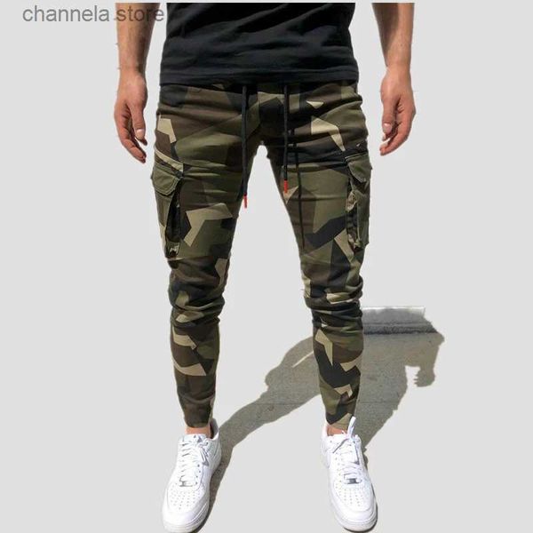Men's Pants 2020 nouveaux hommes pantalons de Camouflage hommes musculation Joggers pantalons de survêtement automne Streetwear mâle Fitness pantalon de sport décontracté T240227