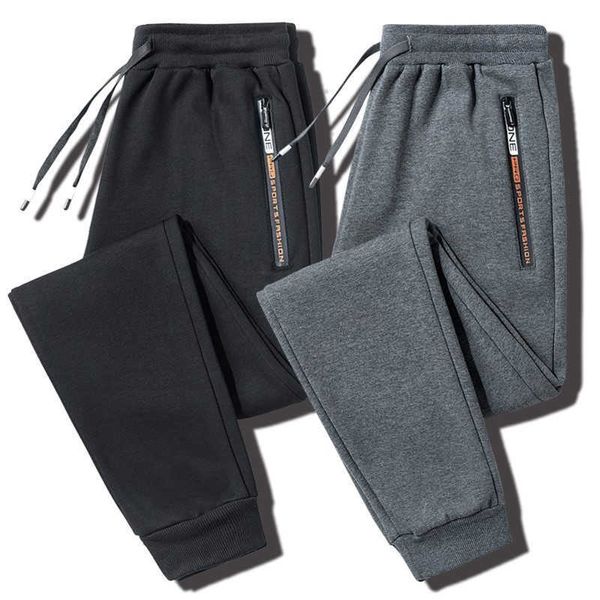 Pantalones para hombres 2022 pantalones deportivos para hombres otoño pantalones de punto informales con bolsillos con cremallera pantalones de jogger macho pantalon chandal hombre z0306