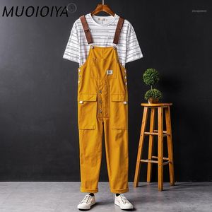 Herenbroek 2022 Mode Man Casual Losse Pocket Overalls Cargo Jumpsuits Bib Men Rompers One Piece Playsuits Male Kleren