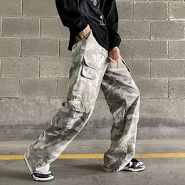 Pantalons pour hommes 2022 Mode Poche latérale Camouflage Baggy Hommes Cargo Vêtements tactiques Hip Hop Casual Pantalons longs Pantalones Hombre
