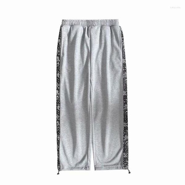 Pantalons pour hommes 2022 pantalons de survêtement pour hommes Paisley Joggers Bandana imprimé hommes pantalons de sport pantalons de survêtement vêtements de sport Patchwork vêtements