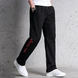 Herenbroek 2022 Men Zietbroek Zweet formele casual broek jongeman met fleece rechte been studenten sport joggers plus maat 6xl