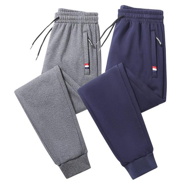 Pantalones de hombre 2022 algodón puro deportes otoño Jogging pantalones de chándal masculino pantalones sueltos ropa deportiva gimnasio correr Fitness Z299