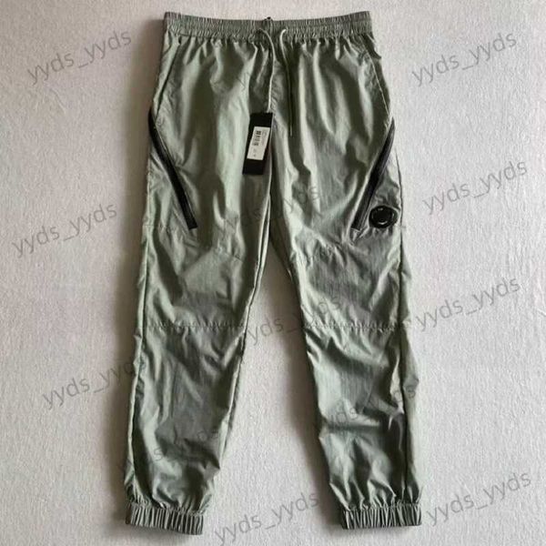 Pantalones para hombres 2022 SS Metal Nylon Men Pants de una sola lente Panteleras Masculino Masino Sitio de chándal al aire libre pantalones de trote de jogging de alta calidad T230406