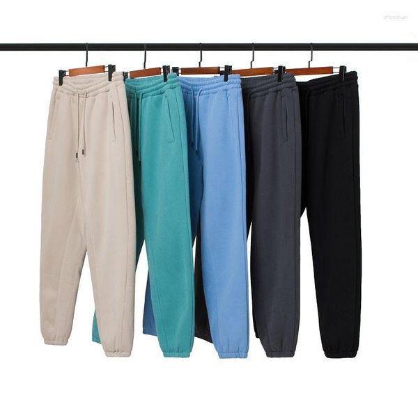 Pantalones para hombres 2023 Otoño Invierno Multicolor Fleece Sweetpants Jogger Hombres Pantalones con cordón Casual Cómodo Trajes de gran tamaño