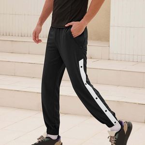 Pantalons pour hommes 2023 basket-ball lâche jambe ouverte pantalons de survêtement avec poche quotidien décontracté Sport Jogging déchirer