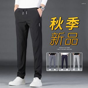Pantalons pour hommes 2023 décontracté hommes couture Version coréenne de la grande taille tendance de la mode affaires légères pantalons de survêtement droits