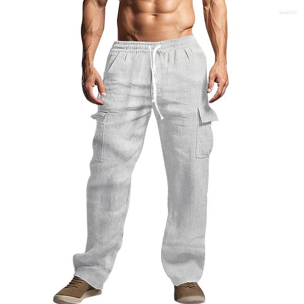Pantalons pour hommes 2023 velours côtelé américain poids lourd pantalons de survêtement décontractés printemps et automne haut de gamme lâche drapé tendance pantalon