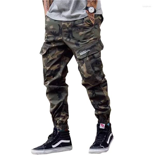 Pantalones de hombre 2023 moda hombres Streetwear hombres Jeans Jogger juvenil Casual tobillo corte europeo