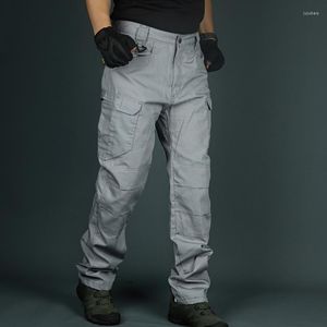 Pantalons pour hommes 2023 haute qualité Cargo hommes multi-poches extérieur tactique pantalons de survêtement militaire armée étanche séchage rapide élastique randonnée Tro